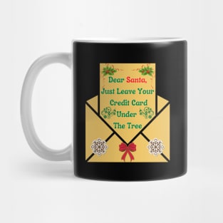 Dear Santa | Letter To Santa | Christmas Mug